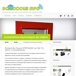 Installation Domotique de Cédric