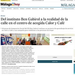 Del instituto Ben Gabirol a la realidad de la calle en el centro de acogida Calor y Café
