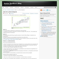 Web 3.0: La Web Inteligente