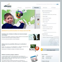 Tableaux blancs interactifs (TBI) pour l'éducation et la formation