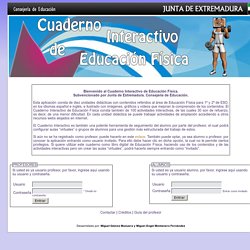El Cuaderno Interactivo de Educación Física - Página Principal