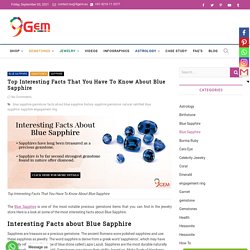 Top Interesting Facts That You Have To Know About Blue Sapphire