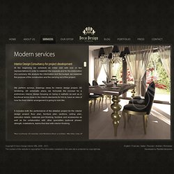 Interior design offer - project's prices