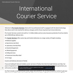 International Courier Service