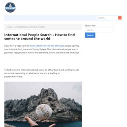 International people finder