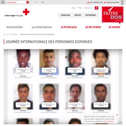 Journée internationale des personnes disparues