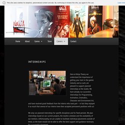 Internships - Ninja Theory LtdNinja Theory Ltd
