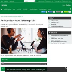 An interview about listening skills