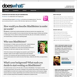 Interview with MindMeister co-founder Michael Hollauf