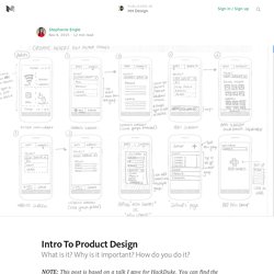 Intro To Product Design — HH Design