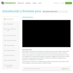 Introducción a Evernote para iPhone, iPad y iPod Touch