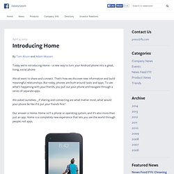 Introducing Home