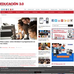 Paso a paso: cómo introducir la programación en tus clases
