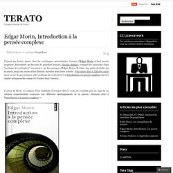 Edgar Morin, Introduction à la pensée complexe