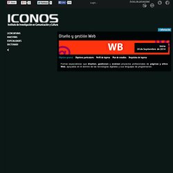 Iconos Instituto de Investigación en Comunicación y Cultura