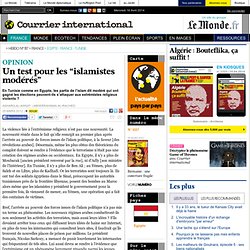 Un test pour les “islamistes modérés”