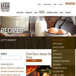 Chef Dez’s Italian Sausage and Gnocchi Soup