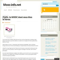 ITyPA : le MOOC dont vous êtes le héros
