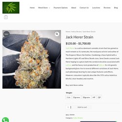 Jack Herer Strain - Weed For Sale Online