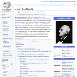 Jacob Burckhardt