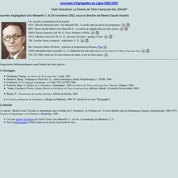 JAL 2003 - Giraudoux