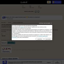 Je me présente - Vidéo Bac 2021