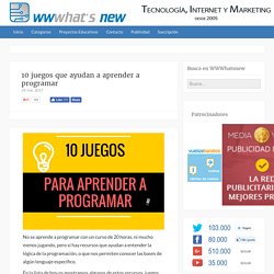10 juegos que ayudan a aprender a programar
