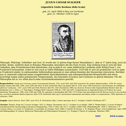 JULIUS CAESAR SCALIGER