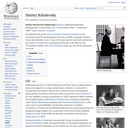 Dmitry Kabalevsky