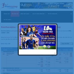 Keonhacaiplus - Soi kèo nhà cái, tỷ lệ kèo bóng đá chính xác hôm nay