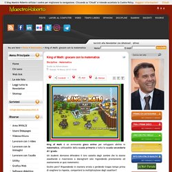 King of Math: giocare con la matematica