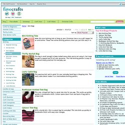 Knit Bags