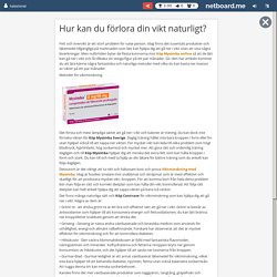 Hur kan du förlora din vikt naturligt?