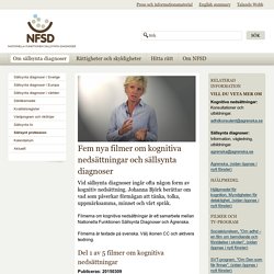 kognitiva nedsättningar och sällsynta diagnoser