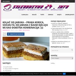 Kolač od jabuka – Prhka korica, sočan fil od jabuka i šaum djeluju mi kao dobitna kombinacija :))) – SVAKODNEVNO 24 . INFO