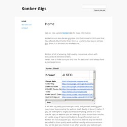 Konker Gigs