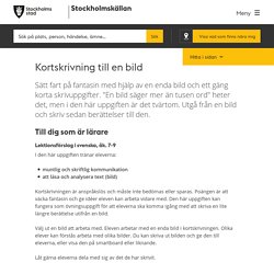 Kortskrivning till en bild