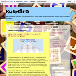 Kul att lära