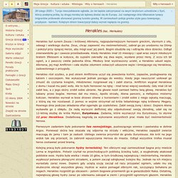 Moja Grecja - Kultura i sztuka - Mitologia - Herosi - Herakles