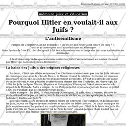 L'antisémitisme