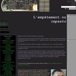 L'empatement ou impasto