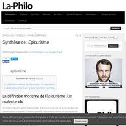 L’Epicurisme