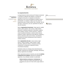 La argumentación