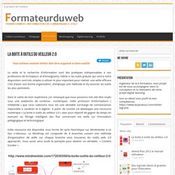 La boite à outils du veilleur 2.0