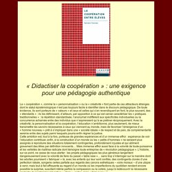 La coopération entre élèves