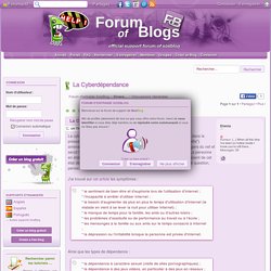 La Cyberdépendance