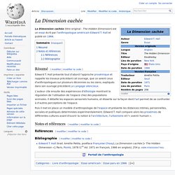 La Dimension cachée