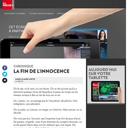La fin de l'innocence
