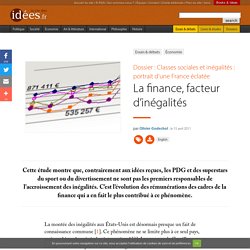 La finance, facteur d'inégalités