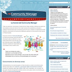La función del Community Manager
